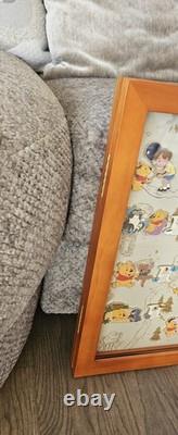 Winnie the Pooh Hundred Acre Wood Monthly Pin Set with Frame COMPLETE SET