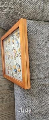 Winnie the Pooh Hundred Acre Wood Monthly Pin Set with Frame COMPLETE SET