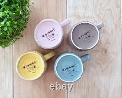 Winnie the Pooh Mug 4pcs set 9x9x12cm/3.54x3.54x4.72 350ml/11.89oz LE CREUSET
