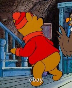 Winnie the Pooh Original Production Cel Animation Art Disney Owl