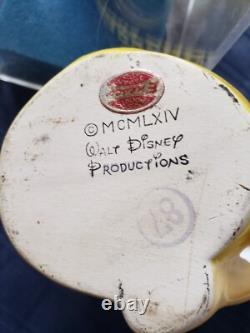 Winnie the Pooh Pencil Pot and Sharpener Ceramic, Walt Disney Enesco 1964