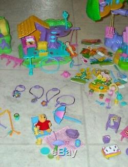 Winnie the Pooh Play Set Huge Lot Tree House Delightful Days Friendly Places
