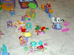 Winnie the Pooh Play Set Huge Lot Tree House Delightful Days Friendly Places