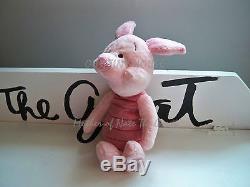 Winnie the Pooh Plush Set Piglet Tigger Eeyore LARGE Disney Store Patch Soft NEW