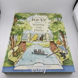 Winnie-the-Pooh Pop-up Book Rare Vintage Good Condition Children's Gift Japan