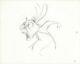 Winnie The Pooh Rabbit Walt Disney Production Animation Cel Drawing B3214