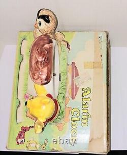 Winnie the Pooh Sears wind up clock nice in original box functional 1964