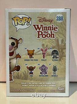 Winnie the Pooh Tigger Flocked SDCC 2017 Exclusive #288 Funko Pop Vinyl #RARE