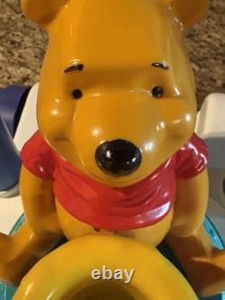 Winnie the Pooh VINTAGE Mattel Spinning Pooh Walker Push Toy Baby 1997 RARE