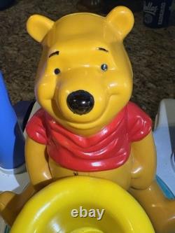 Winnie the Pooh VINTAGE Mattel Spinning Pooh Walker Push Toy Baby 1997 RARE