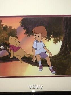 Winnie the Pooh and Christoper Robin Production Animation Cel