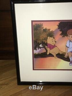Winnie the Pooh and Christoper Robin Production Animation Cel