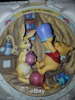 Winnie the Pooh and Friends 3-d Plate collection- Bradford Exchange