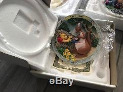 Winnie the Pooh and Friends 3-d Plate collection- Bradford Exchange