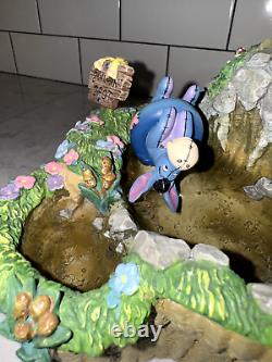 Winnie the Pooh and Friends tabletop Water Fountain Walt Disney Works see video