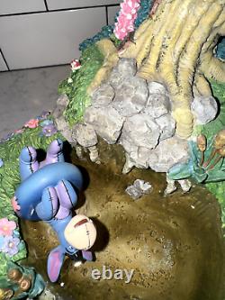 Winnie the Pooh and Friends tabletop Water Fountain Walt Disney Works see video