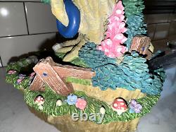 Winnie the Pooh and Friends tabletop Water Fountain Walt Disney Works see video