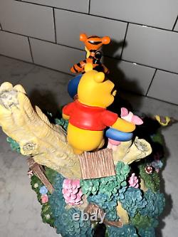 Winnie the Pooh and Friends tabletop Water Fountain Walt Disney Works see video