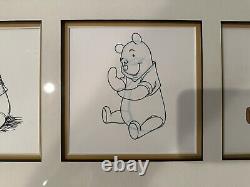 Winnie the Pooh and The Honey Tree Think Think Think Certified Serigraph Cel