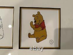 Winnie the Pooh and The Honey Tree Think Think Think Certified Serigraph Cel