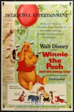 Winnie the Pooh and the honey tree Poster (Original Folded 1Sh 1966)