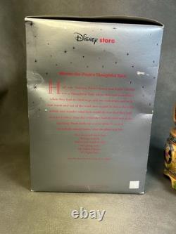 Winnie-the-Pooh's Thoughtful Spot Disney Store Snow Globe Music Box See Video