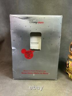 Winnie-the-Pooh's Thoughtful Spot Disney Store Snow Globe Music Box See Video