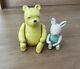 Winnie The Pooh Wood Carving Wooden Interior Figurine + Piglet