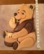 Wooden Journey Winnie The Pooh Wood Wall Sculpture Hanging Plaque Brown Beige