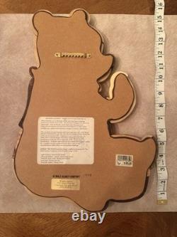 Wooden Journey Winnie the Pooh Wood Wall Sculpture Hanging Plaque Brown Beige