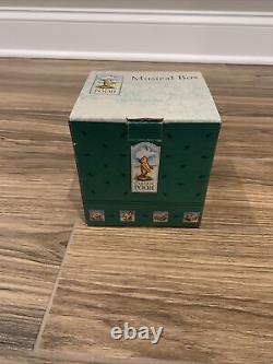 Working Vintage 90's Disney Classic Pooh Musical Jewlery Box with packaging