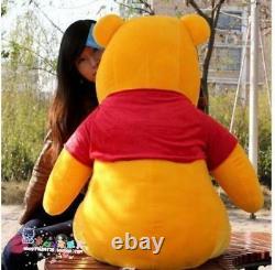 100cm Giant Huge Grand Winnie L'ours Pooh Stuffed Animal Plush Toys Noël Gift