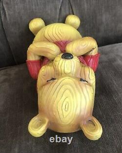 12 Figurine de Winnie l'Ourson en Faux Bois Sculpté