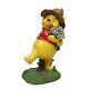 18.5h Disney Winnie L'ourson Statue De Jardin Figurine Lumière Solaire