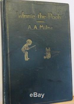 1926 A. A. Milne Winnie-le-pooh Ernest Shepard E. P. Dutton 1ère Édition U. S.