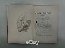 1926 Première Édition A. A. Milne Winnie L'ourson Illustrated Shepard 1st Impression