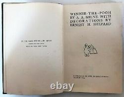 1926 Première Édition De Deluxe A. A. Milne Winnie The Pooh Illustré Shepard