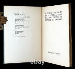 1926 Rare Première édition de Winnie-l’Ourson illustrée par Ernest Shepard