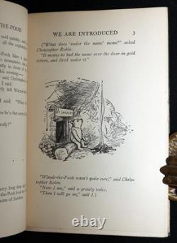 1926 Rare Première édition de Winnie-l’Ourson illustrée par Ernest Shepard