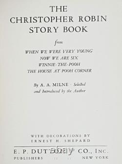 1926 WINNIE L'OURSON aa milne CHRISTOPHER ROBIN Maison au coin de TIGRE & AMIS