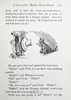 1926 WINNIE L'OURSON aa milne CHRISTOPHER ROBIN Maison au coin de TIGRE & AMIS