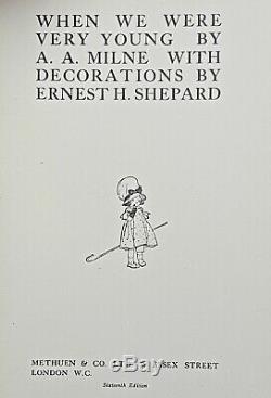 1926 Winnie L'ourson Set Disney Ours Premier Uk Ed 1re Année Impression A Child A Milne
