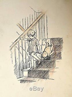 1926 Winnie Le Pooh Vtg Première Édition 2e Us Imprimer Enfant A Milne Disney Ours Rare