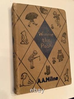 1926 Winnie l'Ourson par A. A. Milne Livre Relié en Excellent État