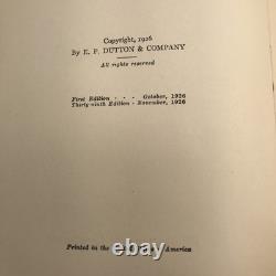 1926 Winnie l’ourson d’A. A. Milne, 39e édition, 5,5 x 8, EP Dutton & Co.