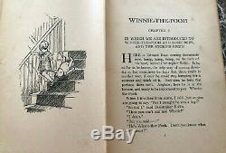 1927 Winnie L'ourson, A. A. Milne, Début Édition, Première Forme