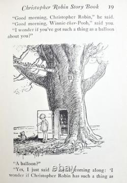 1929 Christopher Robin WINNIE L’OURSON Ours PREMIÈRE ÉDITION 1re IMPRESSION Disney A. MILNE