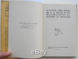 1929 Impression Winnie L'ourson Illustré Par Ernest H. Shepard Dans La Poussière Rare Ja