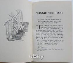 1929 Impression Winnie L'ourson Illustré Par Ernest H. Shepard Dans La Poussière Rare Ja