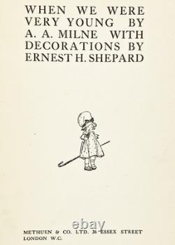 1934 WINNIE L'OURSON Édition Originale Pas Cher Maison au Coin A MILNE Rare METHUEN UK